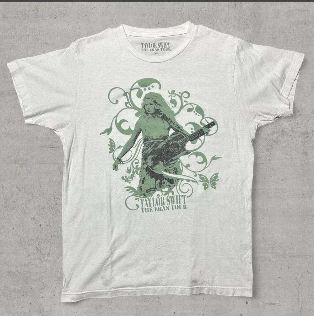 Taylor Swift The Eras Tour Debut Album White T-Shirt Tour Dates